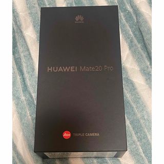 ファーウェイ(HUAWEI)のHUAWEI Mate 20 Pro ブラック(スマートフォン本体)