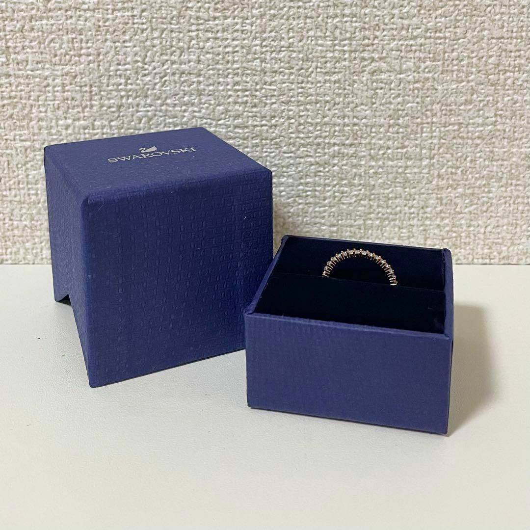 SWAROVSKI(スワロフスキー)のSWAROVSKI Vittore リング ラウンドカット ローズゴールド 9号 レディースのアクセサリー(リング(指輪))の商品写真