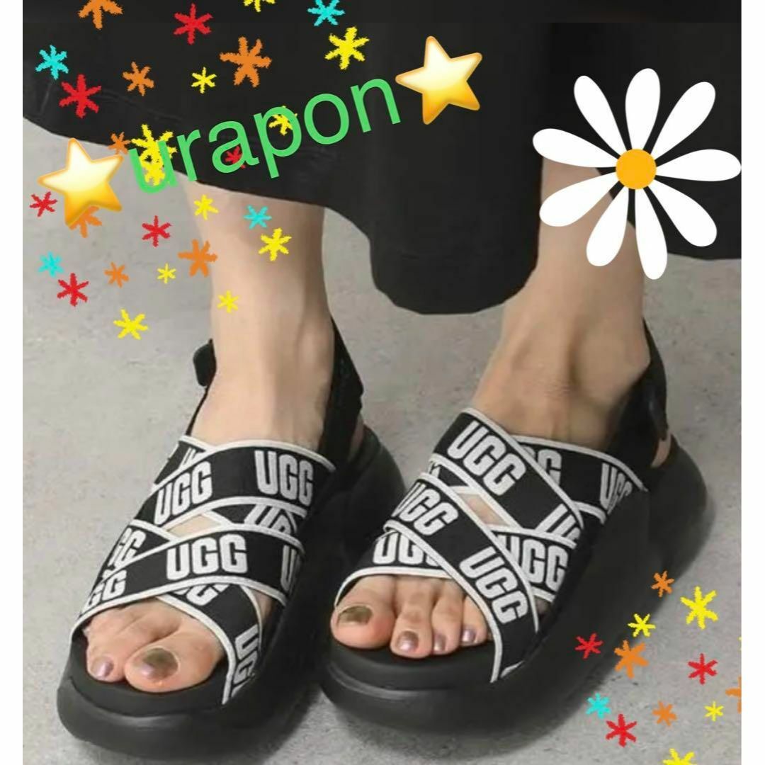 UGG(アグ)の激レア・入手困難④美品✨23.5✨UGG✨LA CLOUD SANDAL✨厚底 レディースの靴/シューズ(サンダル)の商品写真