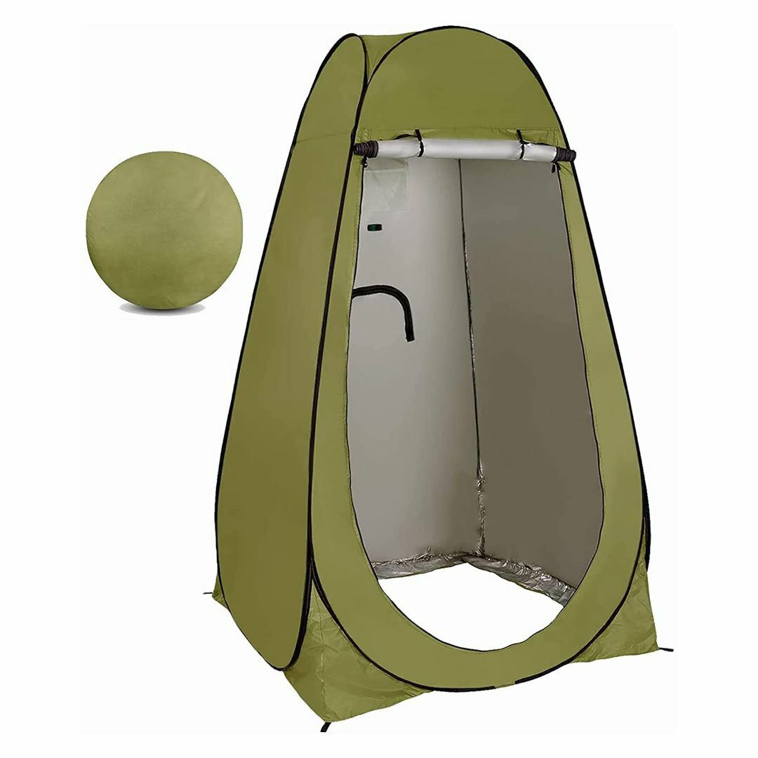 【色: グリンー150cm】OUKALI 2人着替えテント プライベート 透けな