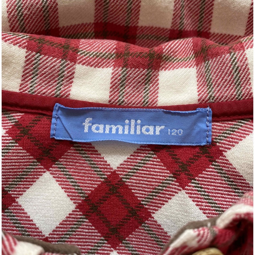 familiar(ファミリア)のファミリア☆ワンピース☆size120㎝ キッズ/ベビー/マタニティのキッズ服女の子用(90cm~)(ワンピース)の商品写真