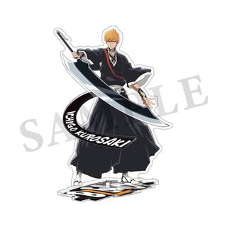 BLEACH アニメ展　アクリルスタンド　ぴえろ　黒崎一護(キャラクターグッズ)