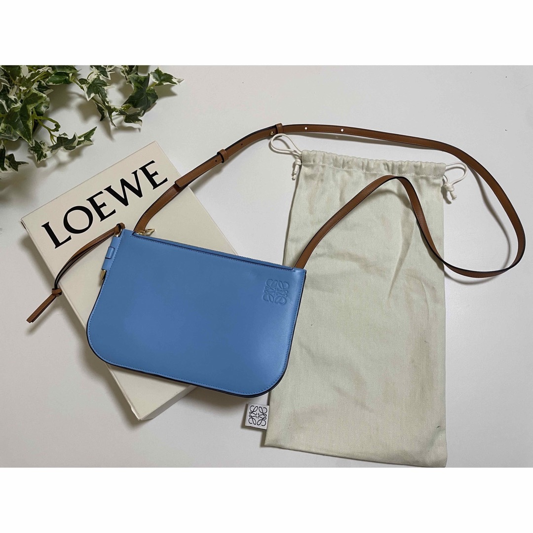 LOEWE - ☆美品 ロエベ ゲート ダブルジップポーチ ショルダーバッグ