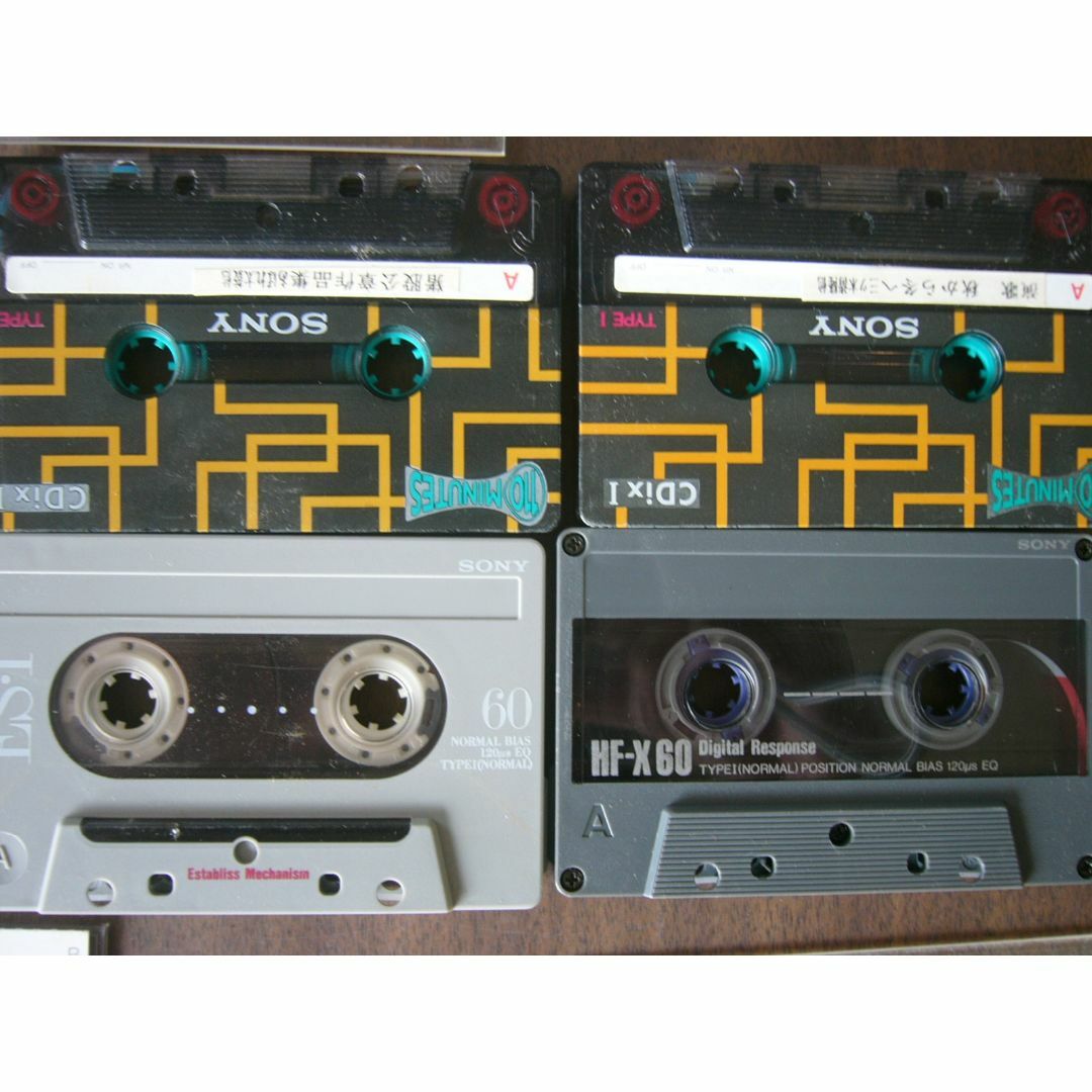 SONY カセットテープ （中古）（CDixⅠ）(HF-X 60）など4本 | フリマアプリ ラクマ