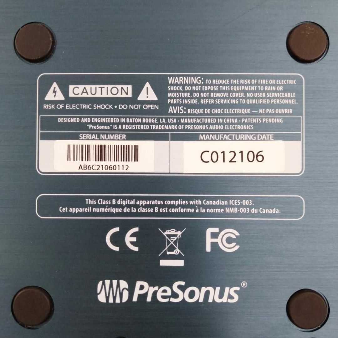 【美品】PreSonus AudioBox iOne オーディオインターフェース 6