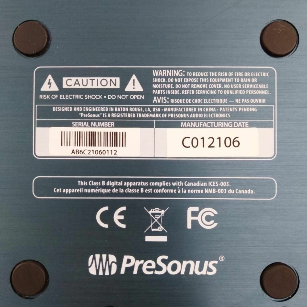 PreSonus - 【美品】PreSonus AudioBox iOne オーディオ