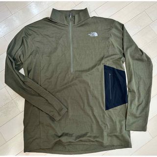 ザノースフェイス(THE NORTH FACE)の最終価格THE NORTH FACE　ドライジップハイ　カーキL(登山用品)