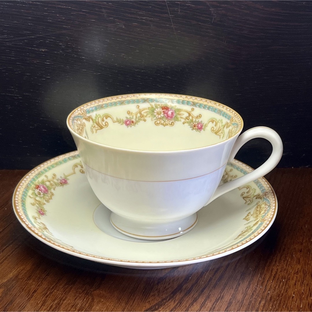 Noritake - オールドノリタケ カップソーサー 月桂樹マルキ印 美品の