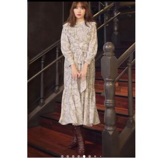 ハーリップトゥ(Her lip to)のHer lip to ☆Pedicel Lace-Trimmed Dress (ロングワンピース/マキシワンピース)