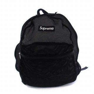 シュプリーム(Supreme)のSUPREME 16SS Mesh Box Logo Backpack 黒(バッグパック/リュック)