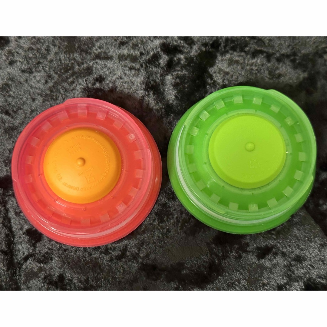 すぬこ様専用Wow Cup) クリアカラー グリーン ピンク 2個セット インテリア/住まい/日用品のキッチン/食器(グラス/カップ)の商品写真