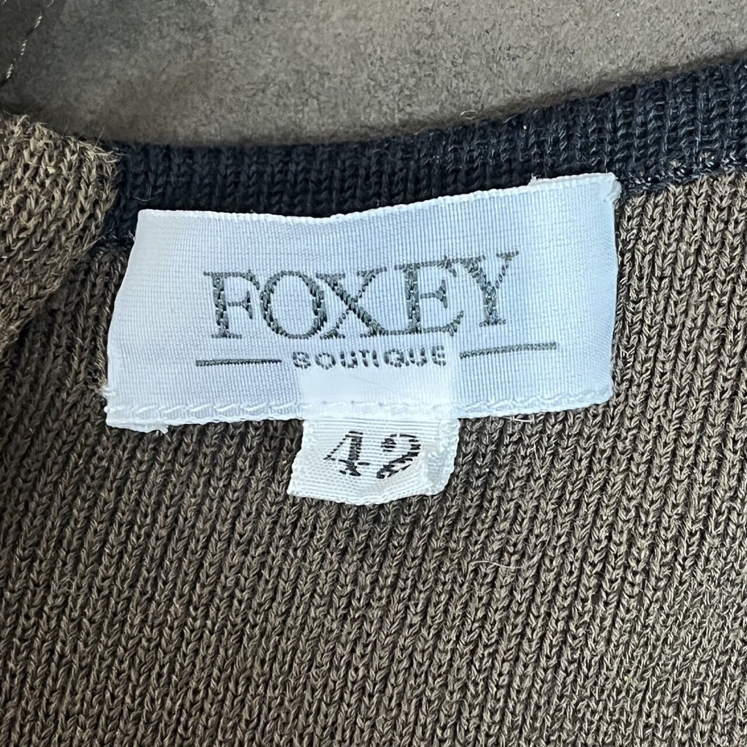 FOXEY BOUTIQUE - 美品 FOXEY フォクシーブティック ニットワンピース