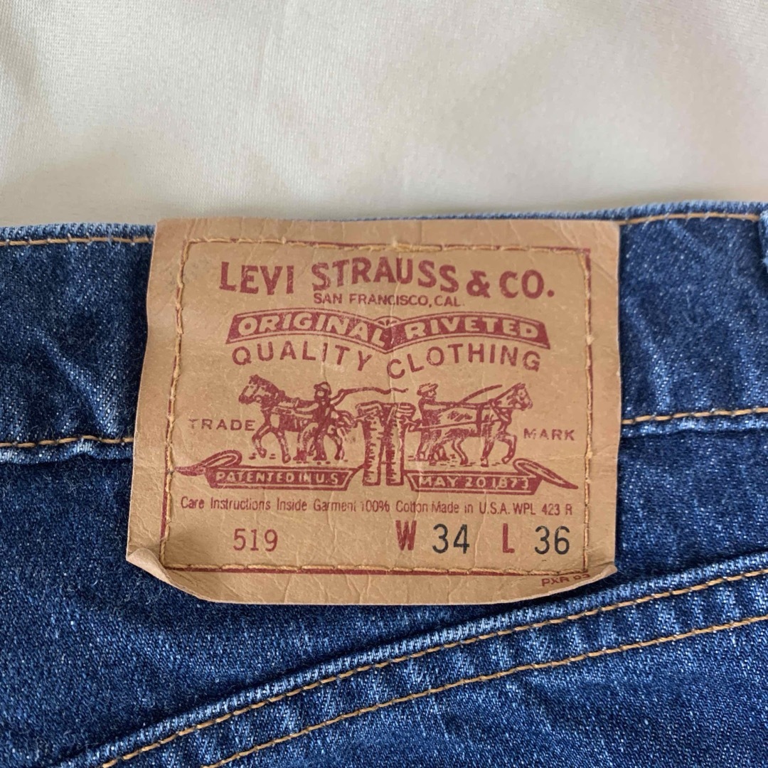 Levi's(リーバイス)のリーバイス519 デニムパンツ 90s USA製 アメカジ メンズのパンツ(デニム/ジーンズ)の商品写真