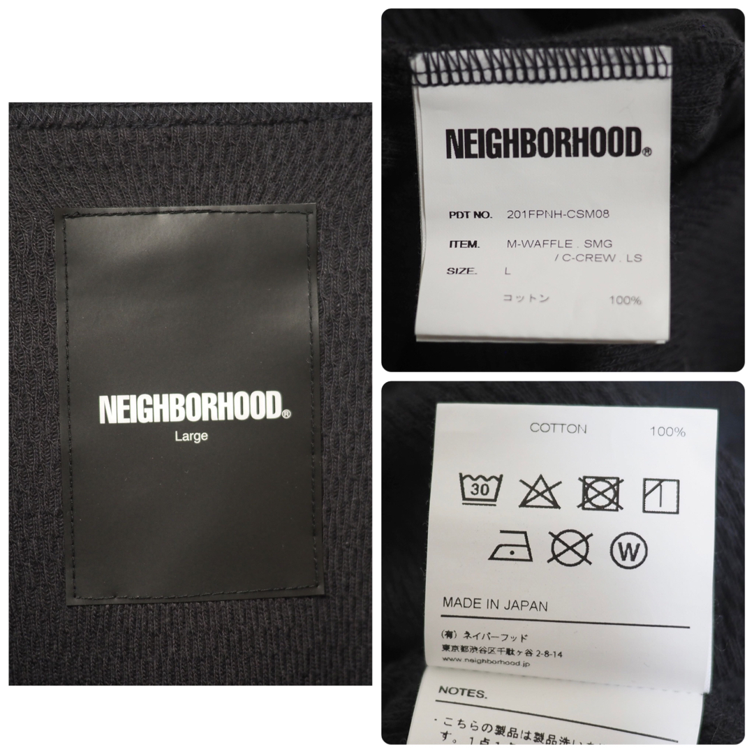 NEIGHBORHOOD 20SS M-Waffle/SMG.C-Crew.LS - Tシャツ/カットソー(七分 