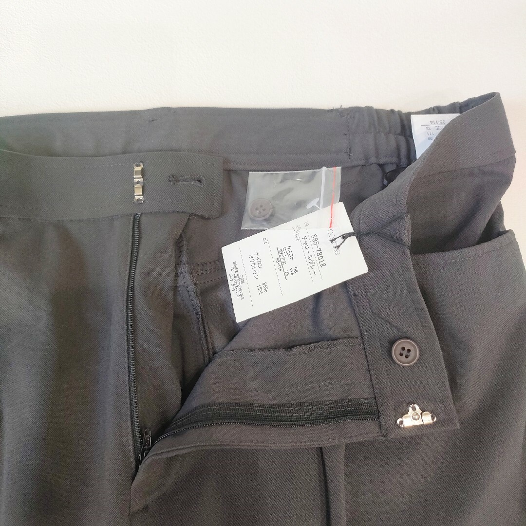 新品 パンツスーツ ストレッチ素材 34ABR 6L - スーツ