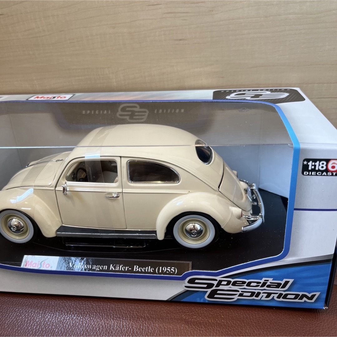 新品1/18Maisto1955 Volkswagen Kafer-Beetle