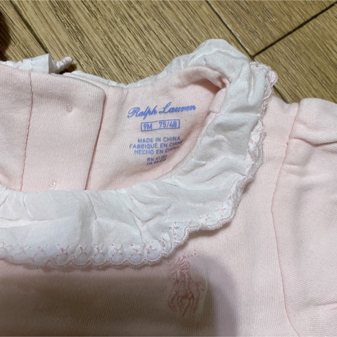 Ralph Lauren(ラルフローレン)のRalphLauren ロンパース ベビー 女の子 セレモニードレス かわいい キッズ/ベビー/マタニティのベビー服(~85cm)(ロンパース)の商品写真