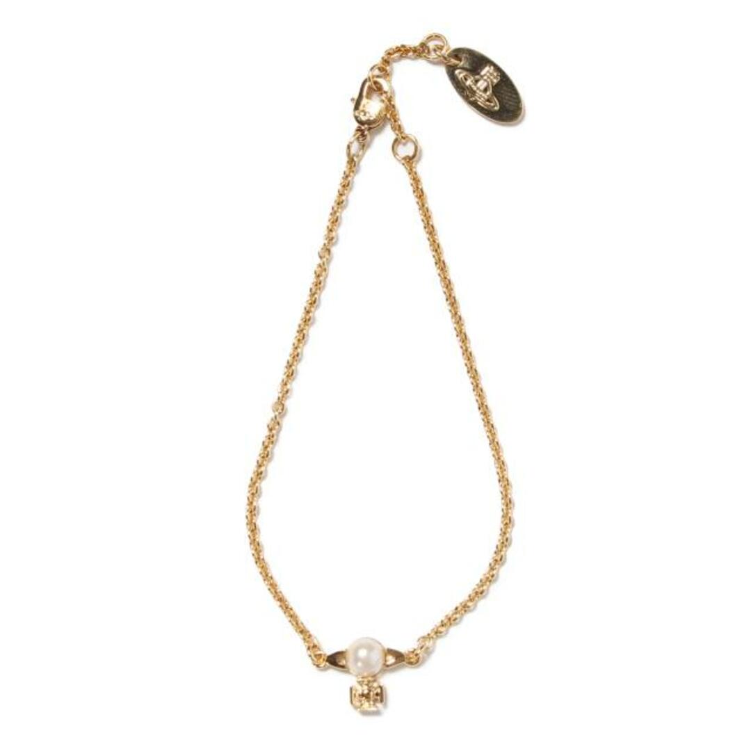 【新品未使用】 VIVIENNE WESTWOOD ヴィヴィアンウエストウッド ブレスレット アクセサリー BALBINA BRACELET バルビナブレスレット 真鍮 61020177-02R313 【GOLD CREAM PEARL】