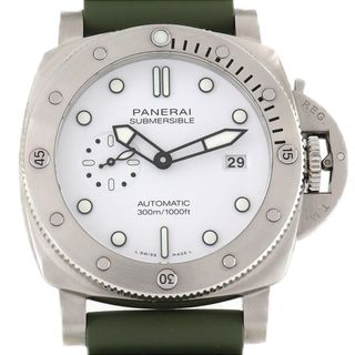 パネライ(PANERAI)のパネライ サブマーシブルクアランタクアトロビアンコ PAM01226 SS 自動巻(腕時計(アナログ))