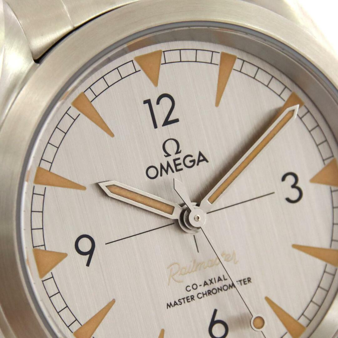 オメガ OMEGA レイルマスター コーアクシャル マスター クロノメーター 220.10.40.20.06.001 シルバー SS 自動巻き メンズ 腕時計