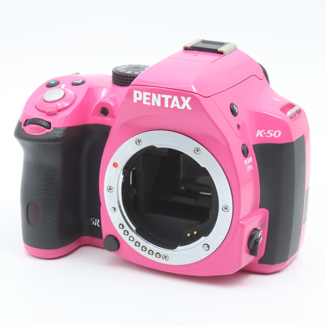 【難品】RICOH デジタル一眼レフ PENTAX K-50 ボディ ピンク K-50 BODY PINK 10972