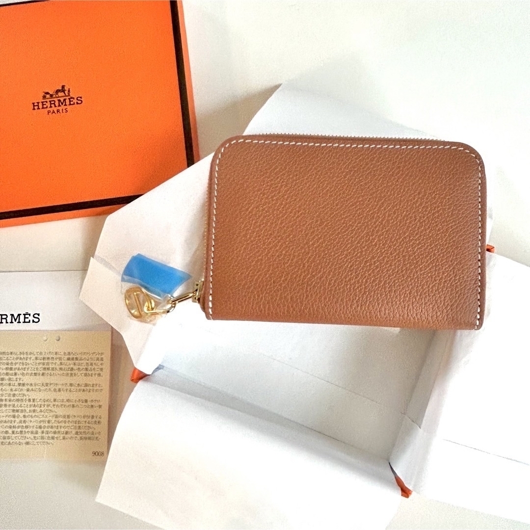 Hermes - 新品エルメスカードケースミニ財布ジップアンゴーカルヴィ