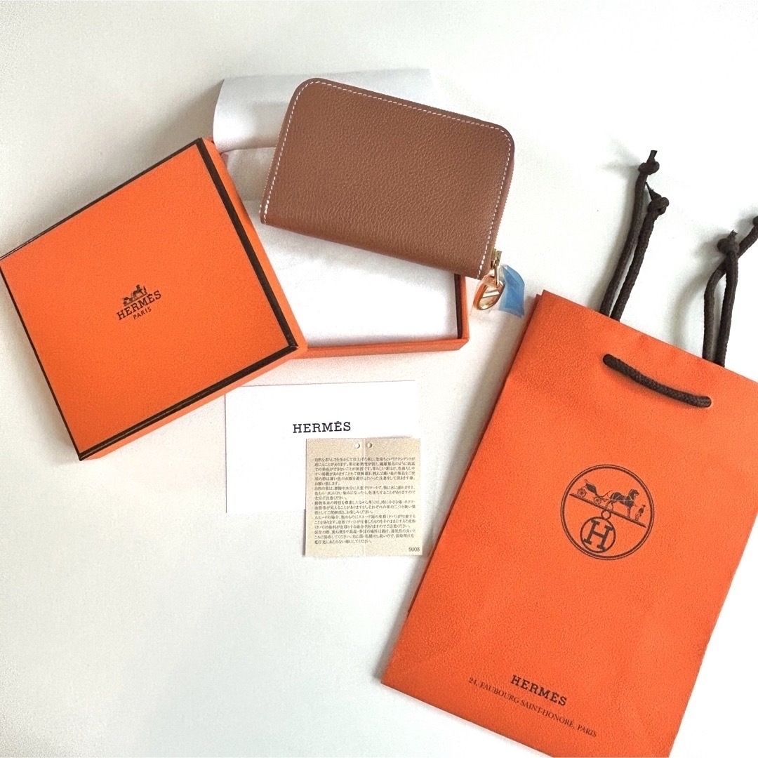 Hermes - 新品エルメスカードケースミニ財布ジップアンゴーカルヴィ