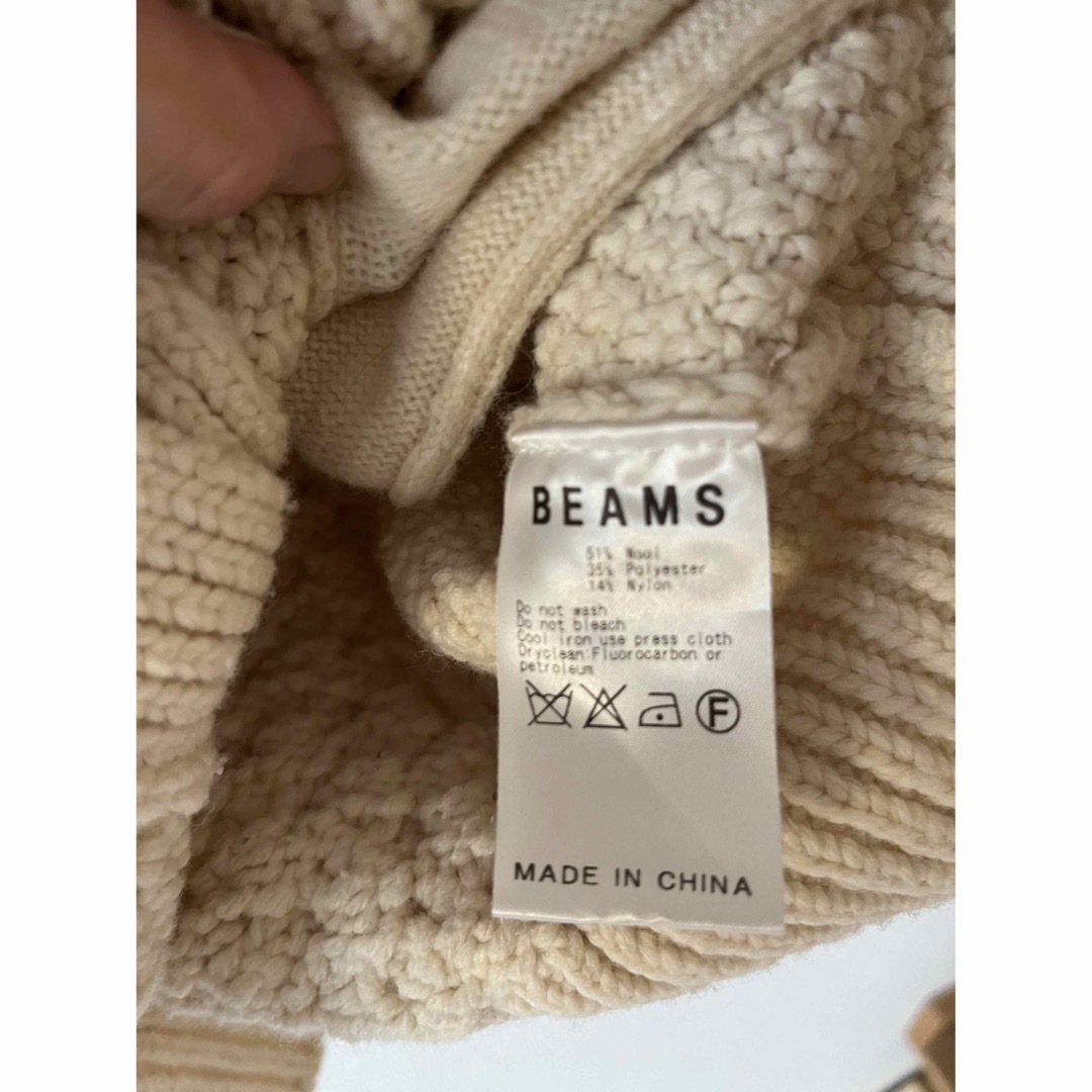 BEAMS(ビームス)の美品BEAMS ビームス　アランニット レディースのトップス(ニット/セーター)の商品写真