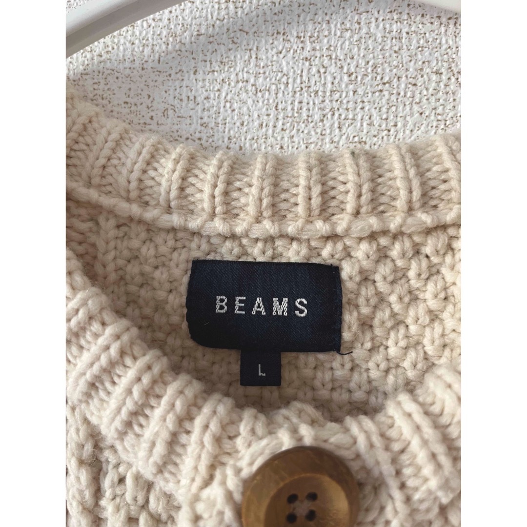 BEAMS(ビームス)の美品BEAMS ビームス　アランニット レディースのトップス(ニット/セーター)の商品写真