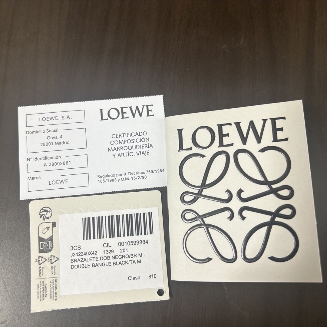 LOEWE - [新品・未使用 正規品]LOEWE ダブルバングルセットの通販 by