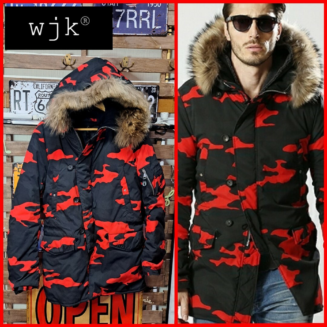 wjk - 【定価¥121,000】wjk プリマロフト カモフラ N-3Bジャケット M