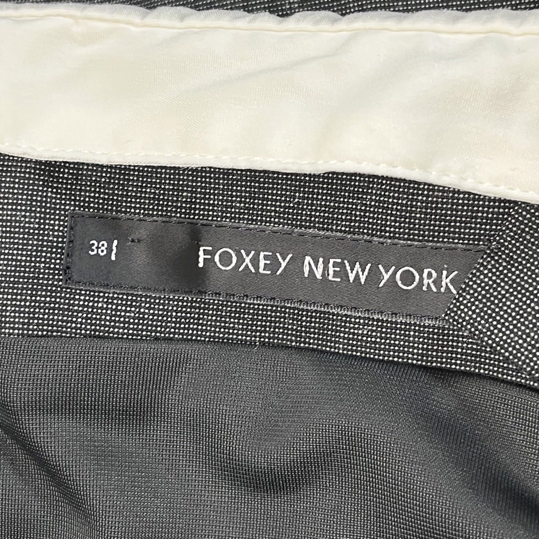 可能です美品　FOXEY NEW YORK　フレアワンピース　パーカー　サイズ38