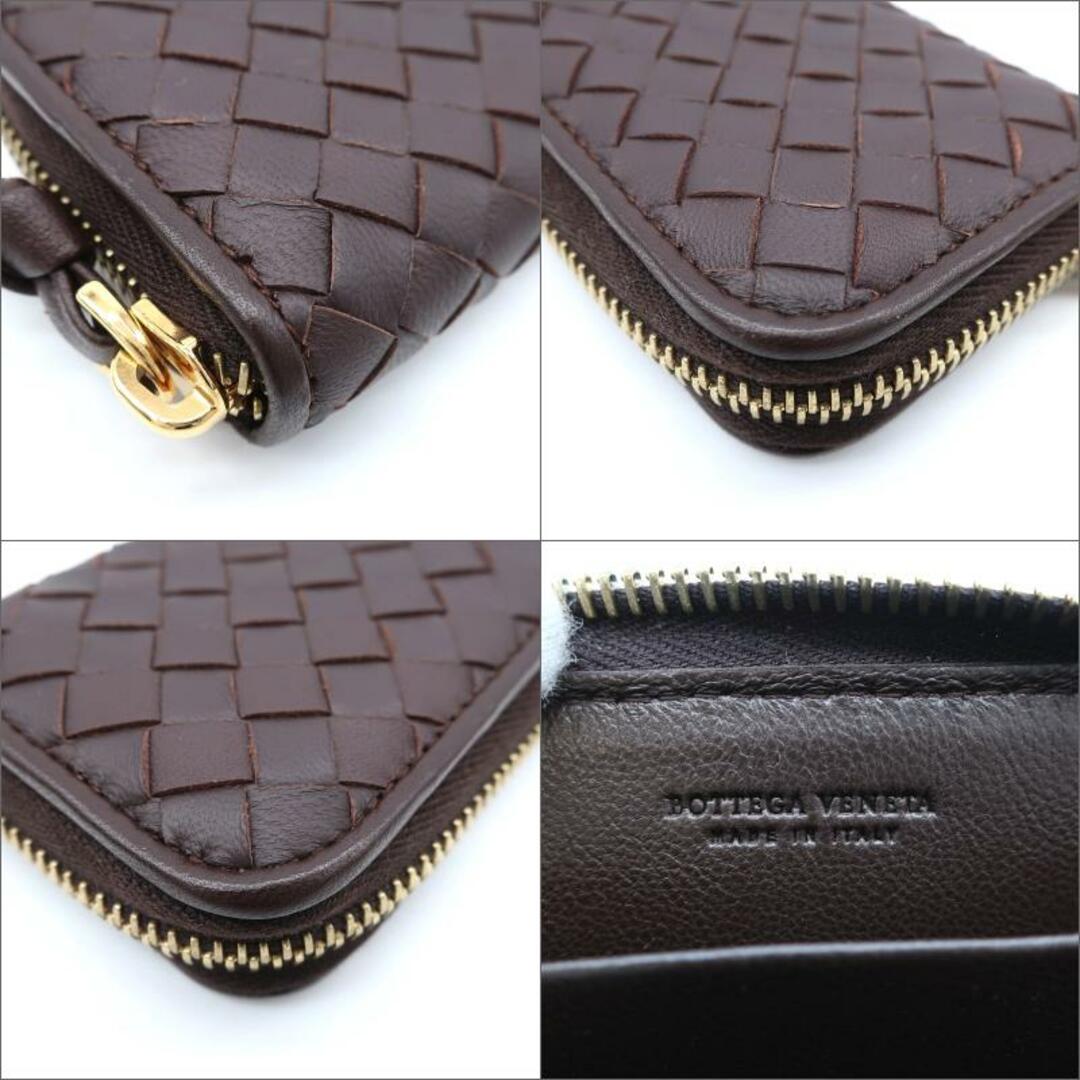 BOTTEGA VENETA　ボッテガヴェネタ　
イントレチャート コインケース　
ブラウン レザー 財布 　
メンズ レディース　
【正規品】【美品】　
【買蔵】 5