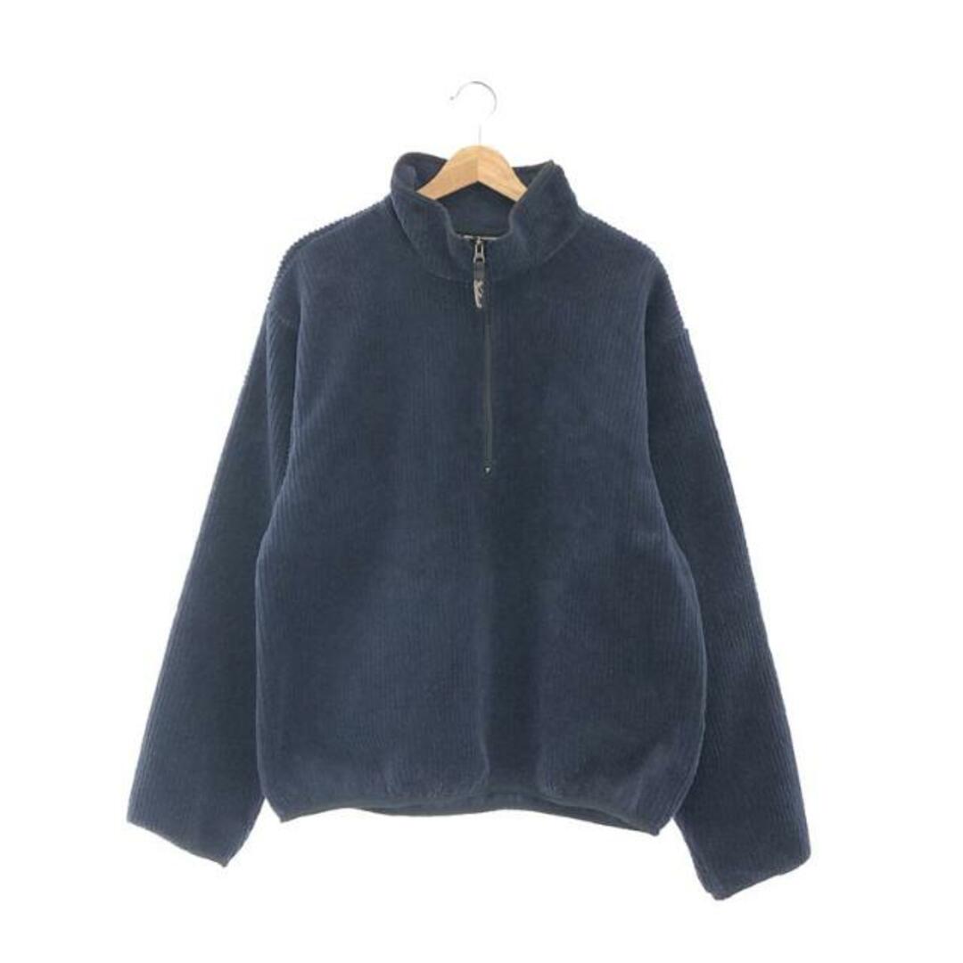 WOOLRICH(ウールリッチ)のWOOLRICH / ウールリッチ | USA製 POLARTEC ハーフジップ フリースアノラック プルオーバー | L | ネイビー | メンズ メンズのジャケット/アウター(その他)の商品写真