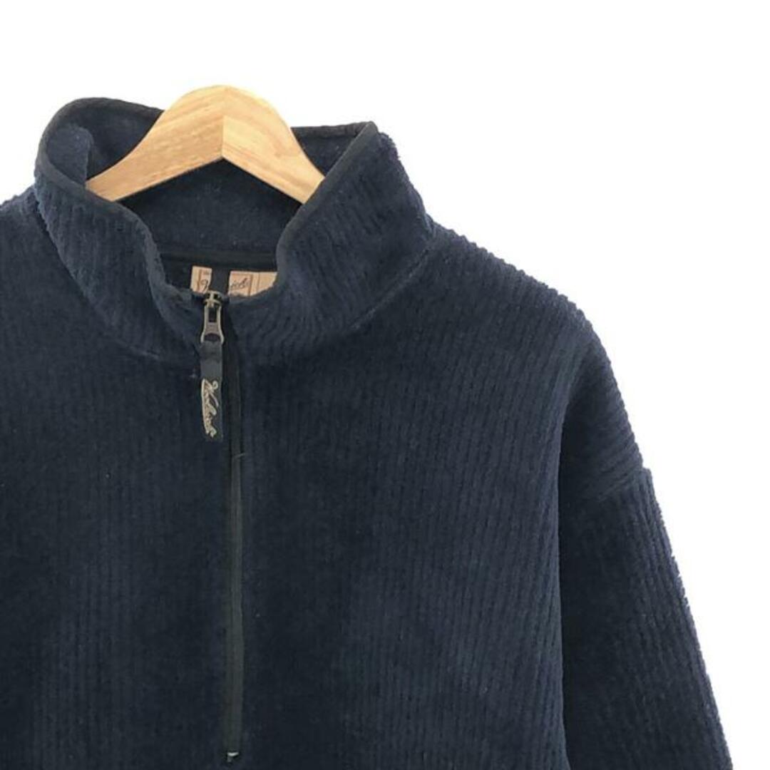 WOOLRICH(ウールリッチ)のWOOLRICH / ウールリッチ | USA製 POLARTEC ハーフジップ フリースアノラック プルオーバー | L | ネイビー | メンズ メンズのジャケット/アウター(その他)の商品写真