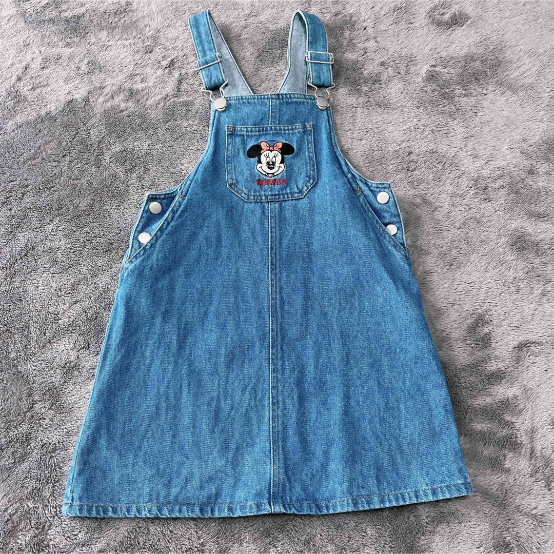 petit main(プティマイン)のpetitmain 【DISNEY】サロペットスカート キッズ/ベビー/マタニティのキッズ服女の子用(90cm~)(ワンピース)の商品写真