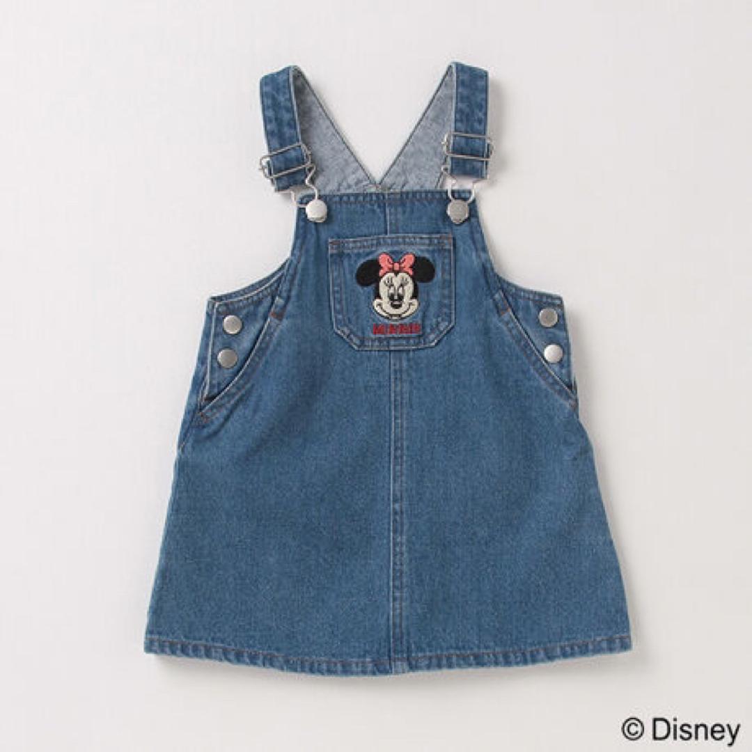 petit main(プティマイン)のpetitmain 【DISNEY】サロペットスカート キッズ/ベビー/マタニティのキッズ服女の子用(90cm~)(ワンピース)の商品写真