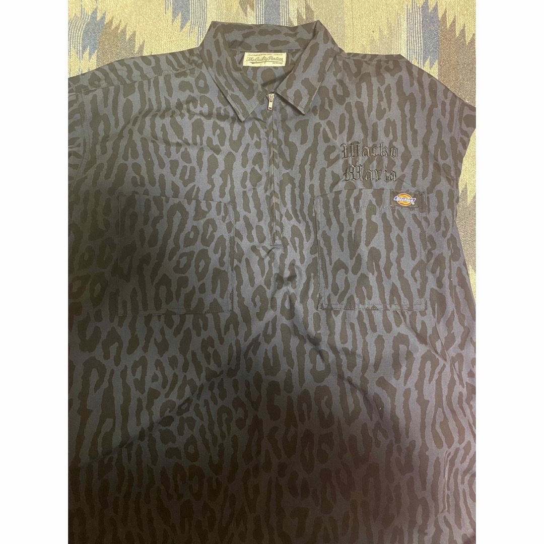 WACKO MARIA DICKIES  LEOPARD WORK SHIRT 1