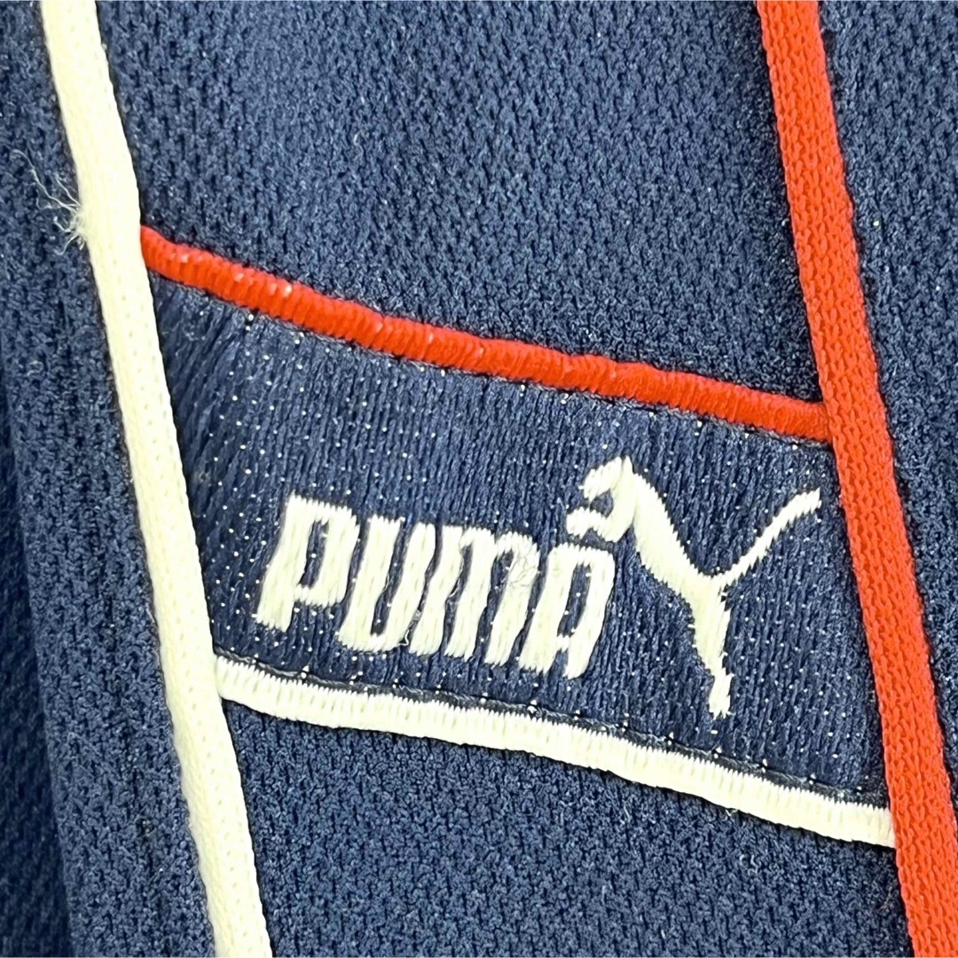 PUMA - PUMA プーマ トラックジャケット ネイビー 裾ロゴ刺繍 90s あい