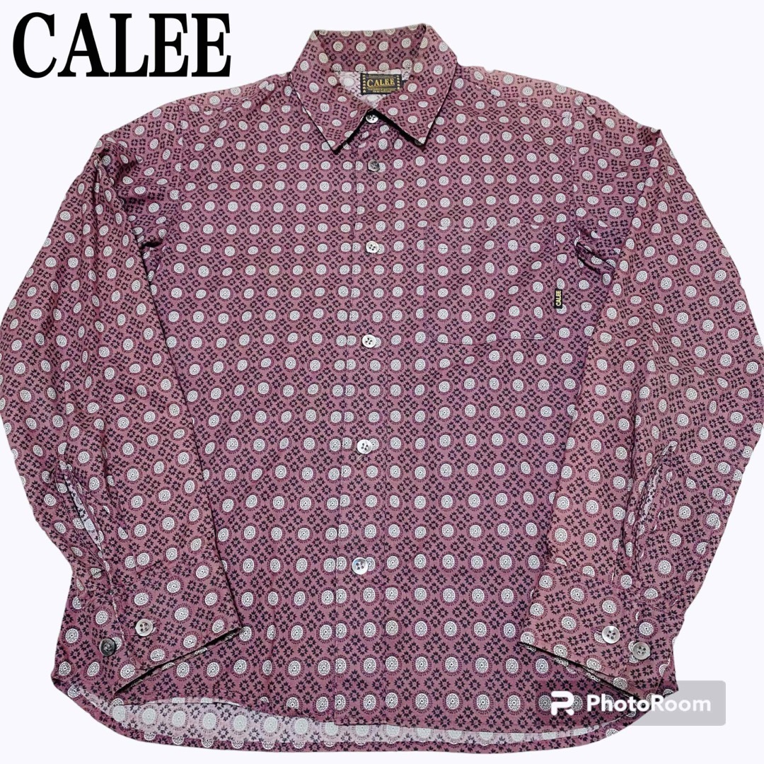 【美品】CALEE キャリー総柄シャツ