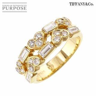 Tiffany & Co. - ティファニー TIFFANY&Co. 13.5号 リング ダイヤ K18 YG イエローゴールド 750 指輪 ハート VLP 90198945