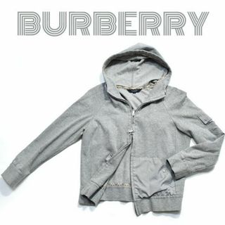 バーバリー(BURBERRY)のバーバリー■ノバチェックパイピング　パーカー　フーディ　長袖トップス　レディース(パーカー)