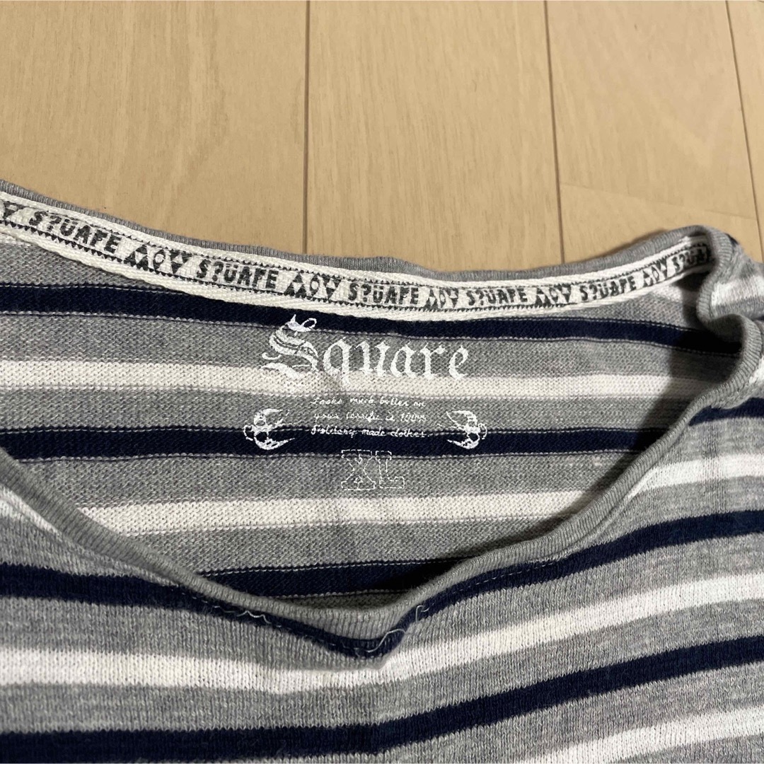 APPLEBUM(アップルバム)のSQUARE スクエア　ボーダー　Tシャツ メンズのトップス(Tシャツ/カットソー(半袖/袖なし))の商品写真