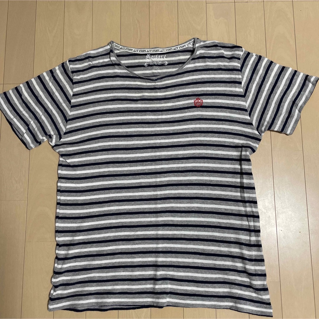 APPLEBUM(アップルバム)のSQUARE スクエア　ボーダー　Tシャツ メンズのトップス(Tシャツ/カットソー(半袖/袖なし))の商品写真