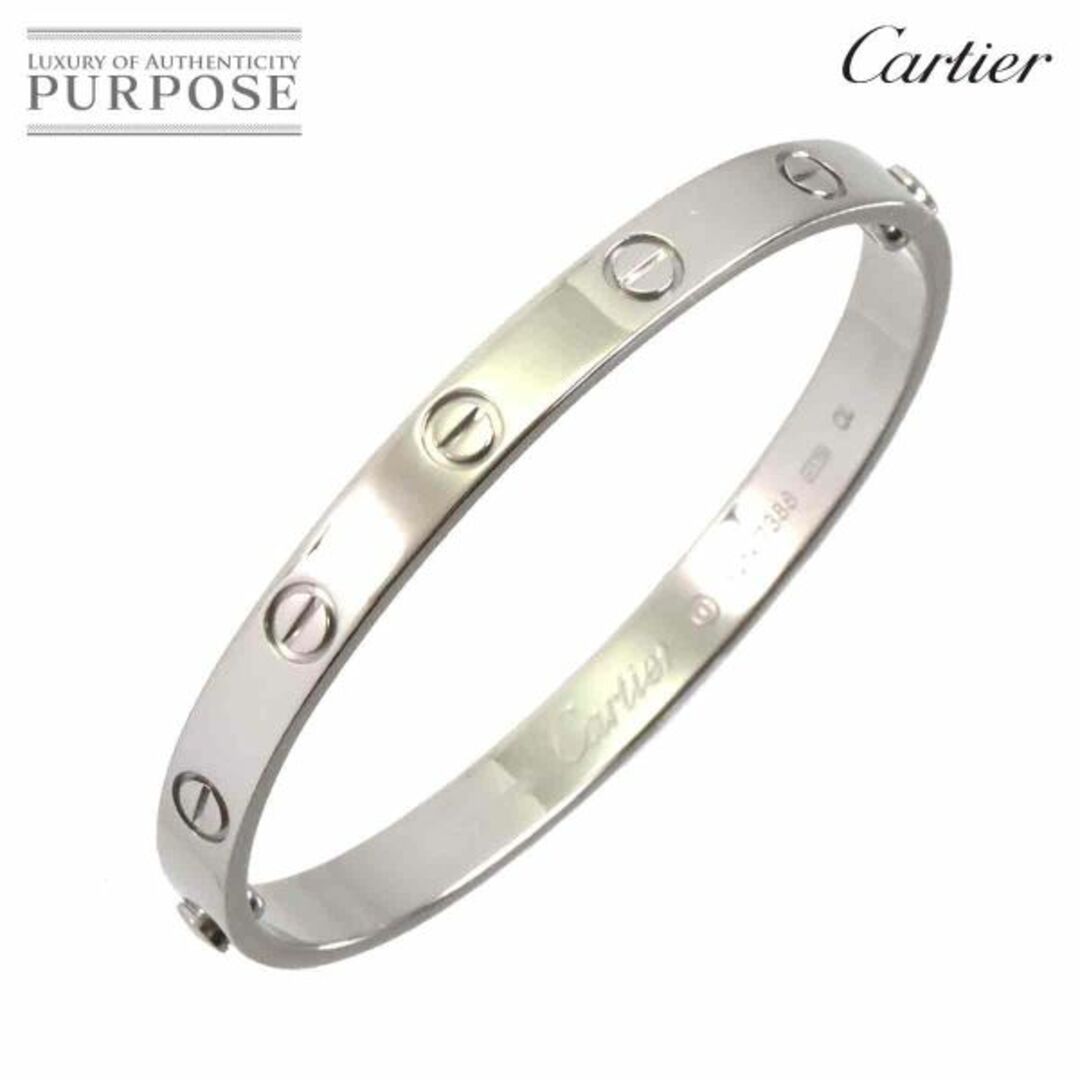 カルティエ Cartier ラブ ブレス #16 K18 WG ホワイトゴールド 750 ブレスレット バングル VLP 90199539