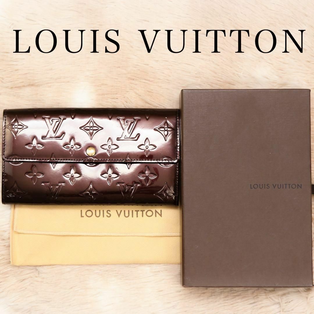 LOUIS VUITTON - ルイヴィトン M91521 ヴェルニ ポルトフォイユ サラ