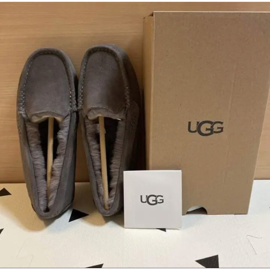 新作 ウォータープルーフ UGG アンスレー  モカシン チェスナット US8