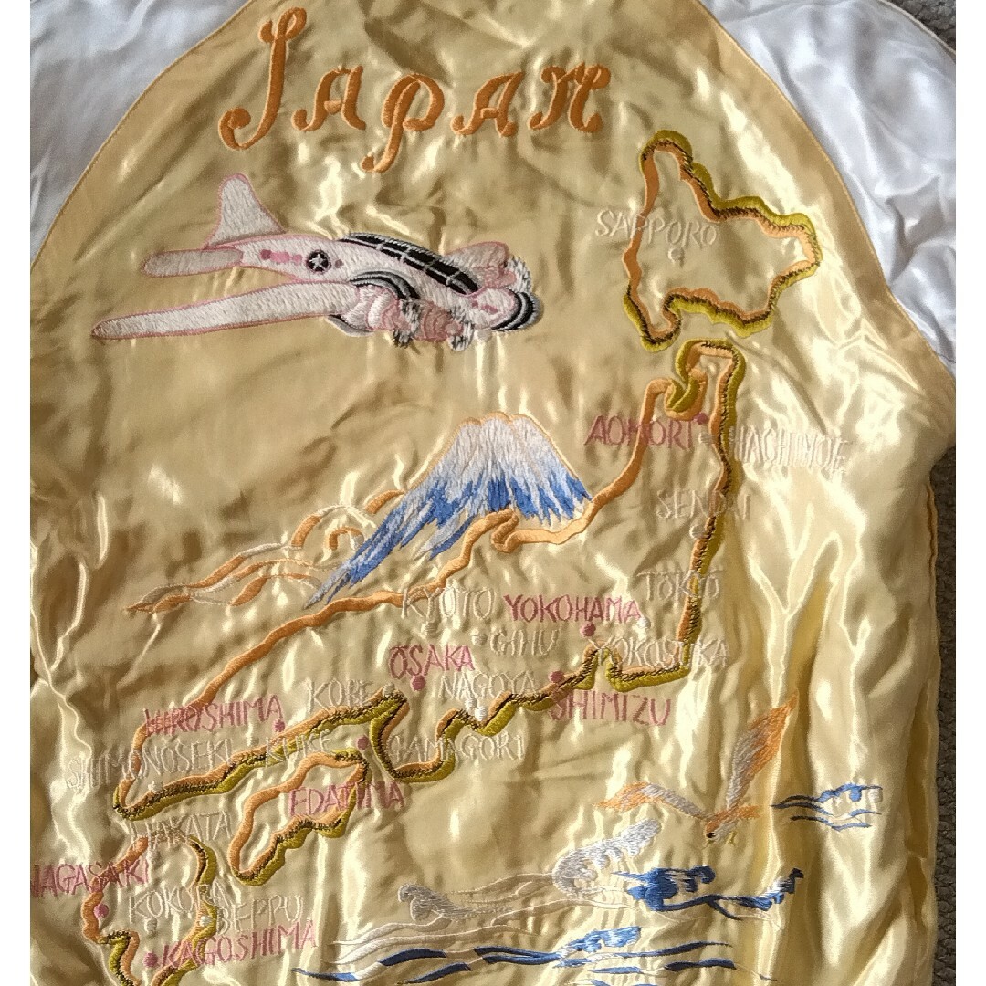 Talor Toyo - テーラー東洋 リバーシブルスカジャン 双龍 日本地図柄