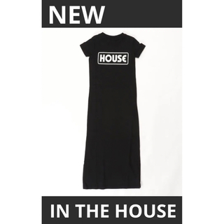 フィギュア(FIGURE)の1840 新品　INTHEHOUSE ロゴ　Tシャツ　ロングワンピース　110(ワンピース)