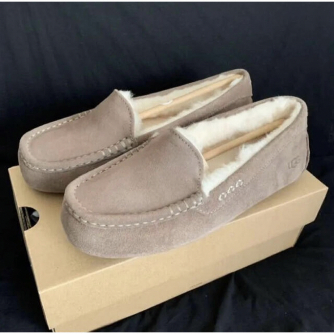 UGG アンスレー Ansley ムートン モカシン スレート US8 25